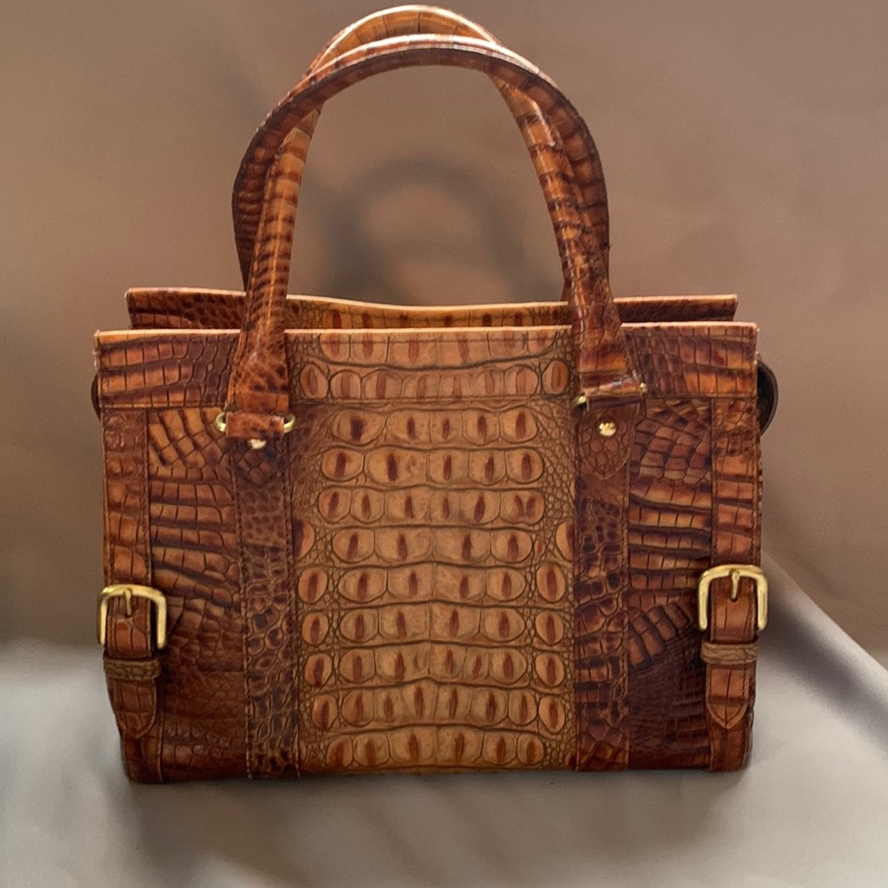 Vintage Toasted Almond Collection Brahmin Bag - Picture 1 of 4